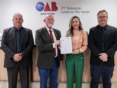 Foto da Notícia: OAB-MT assina termo de cooperação com faculdade de Direito da Unilasalle