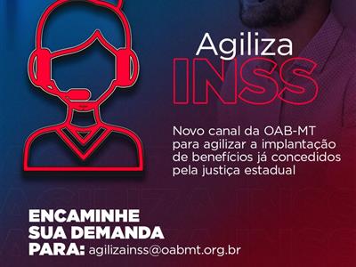 Foto da Notícia: OAB-MT lança novo canal de reclames: 'Agiliza INSS'