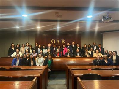 Foto da Notícia: Gisela Cardoso recepciona alunos de MT que foram conhecer a sede do CFOAB em Brasília